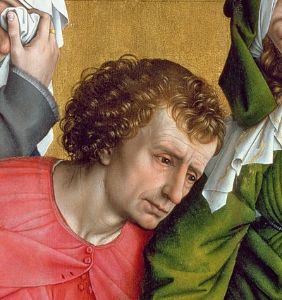 Descent from the Cross (detail) by Rogier van der Weyden
